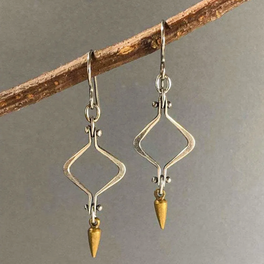 Retro Open Mechanical Earrings