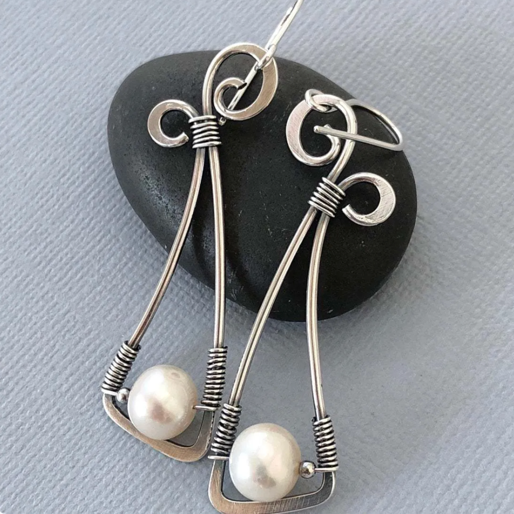 Classic Pearl Drop Earrings