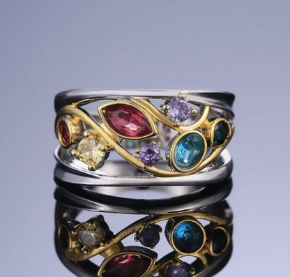 Retro Colorful Prifddinas Ring