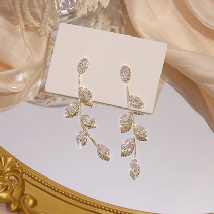 Cubic Zirconia Silver Earrings