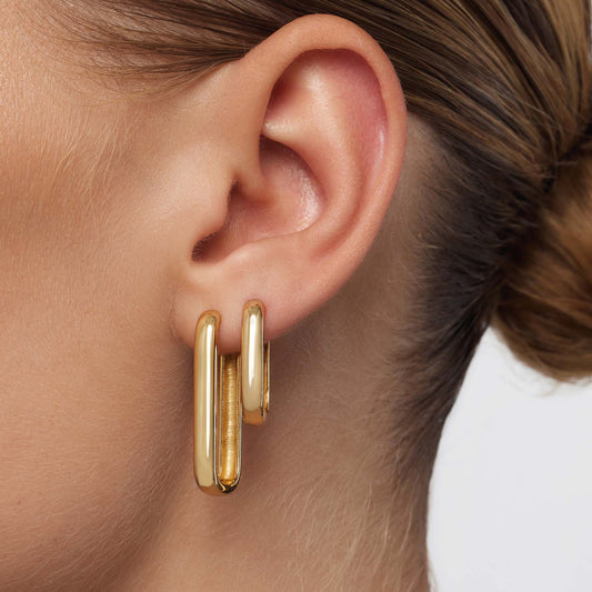 Statement Golden Icon Earrings