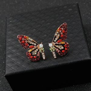 Limited Edition Butterfly Earrings featuring Zirconia Inlay