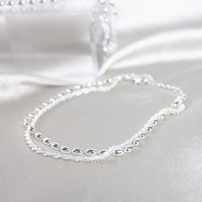 Sterling Silver Zirconia Bracelet