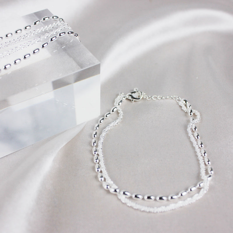Sterling Silver Zirconia Bracelet