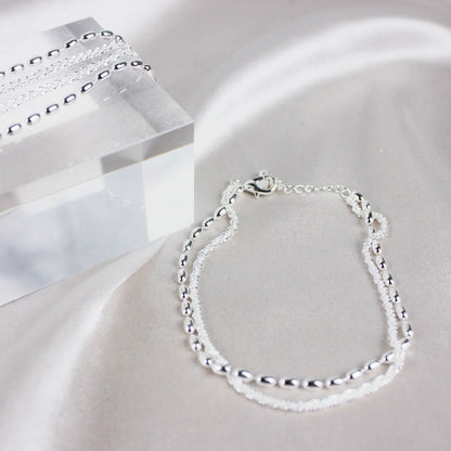 Sterling Silver Zirconia Bracelet