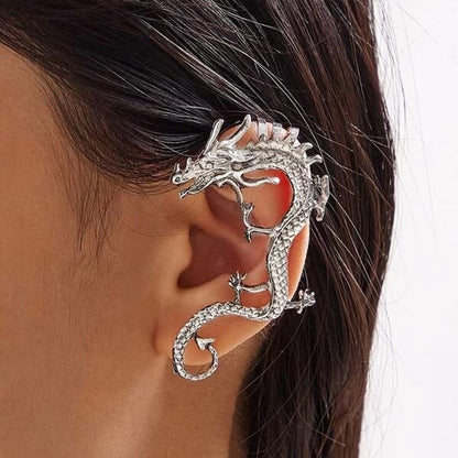 Sterling Silver Dragon Earrings