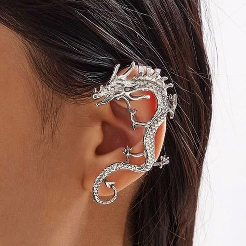 Sterling Silver Dragon Earrings