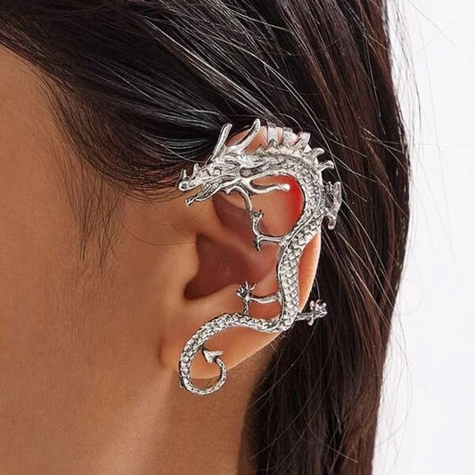 Sterling Silver Dragon Earrings