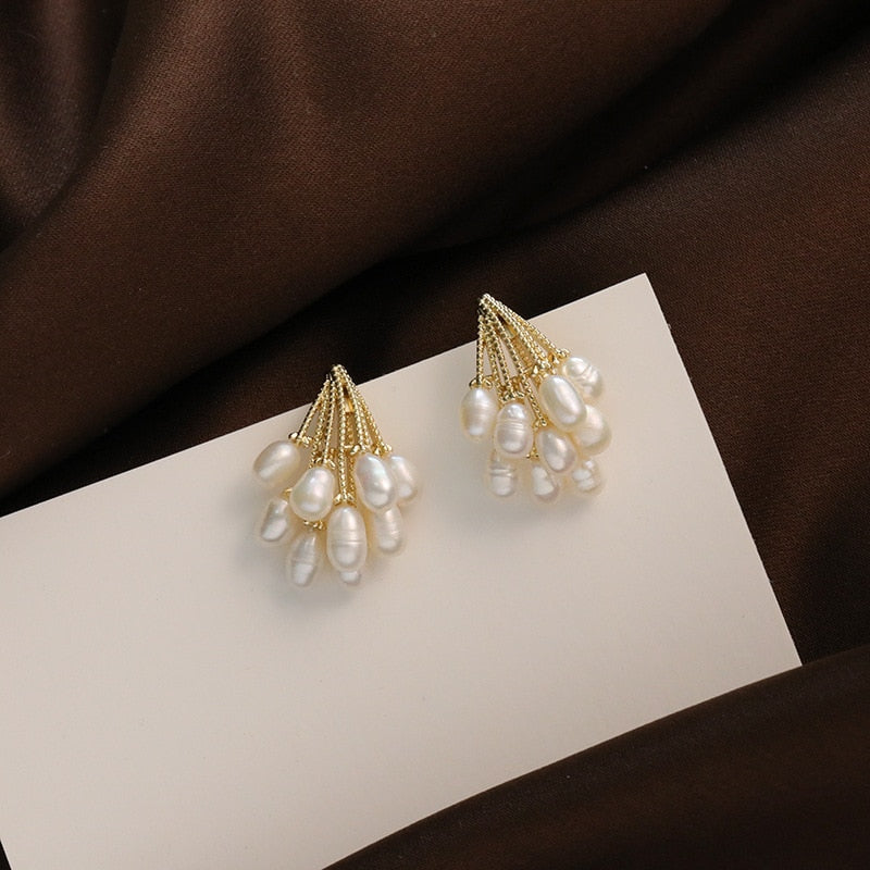 Raindrop Pearl Earrings