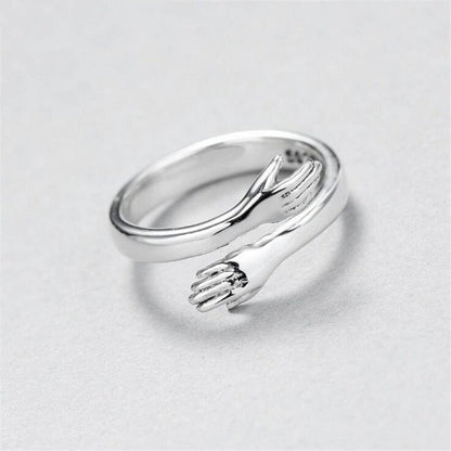 Adjustable Silver Hug Ring - Buy One, Get One Free!