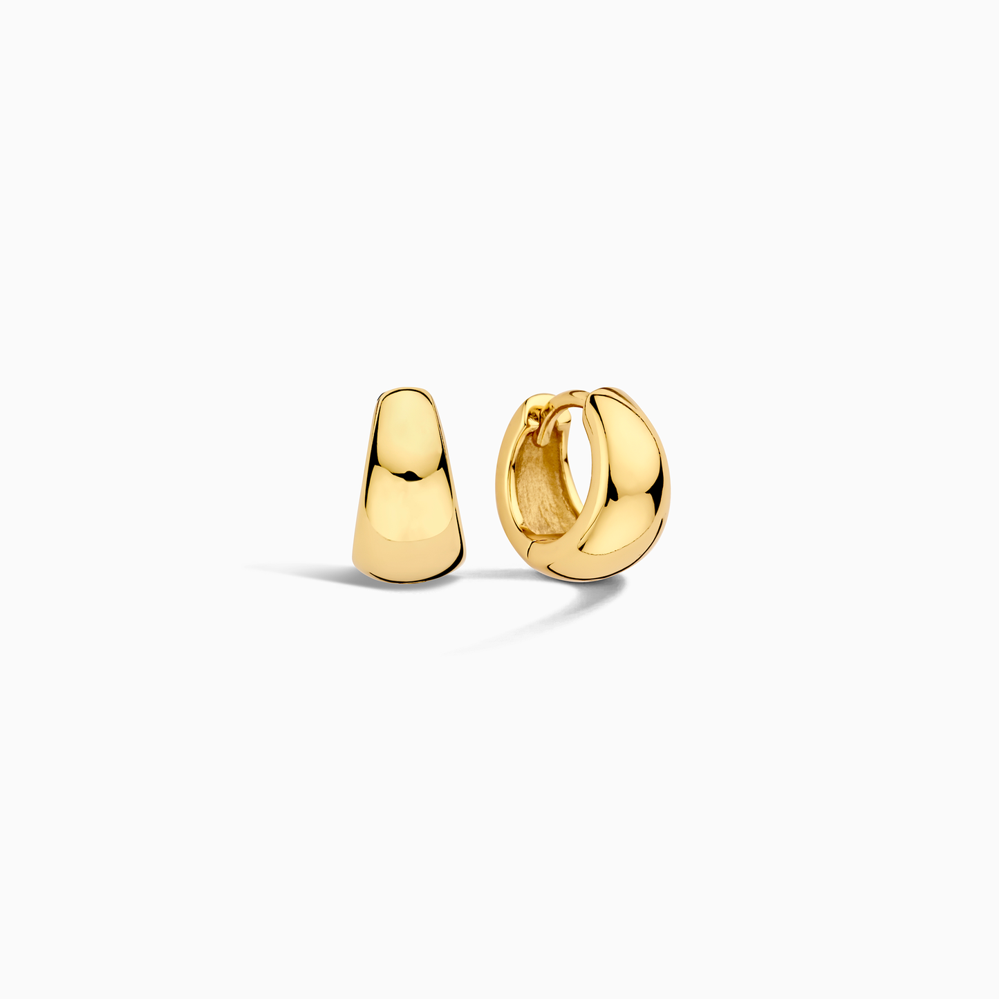 Mini Gold Rue Hoop Earrings