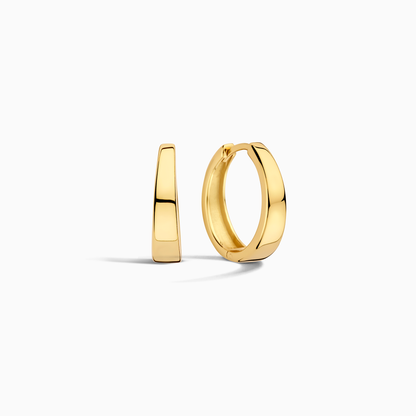 Gia Gold Hoop Earrings