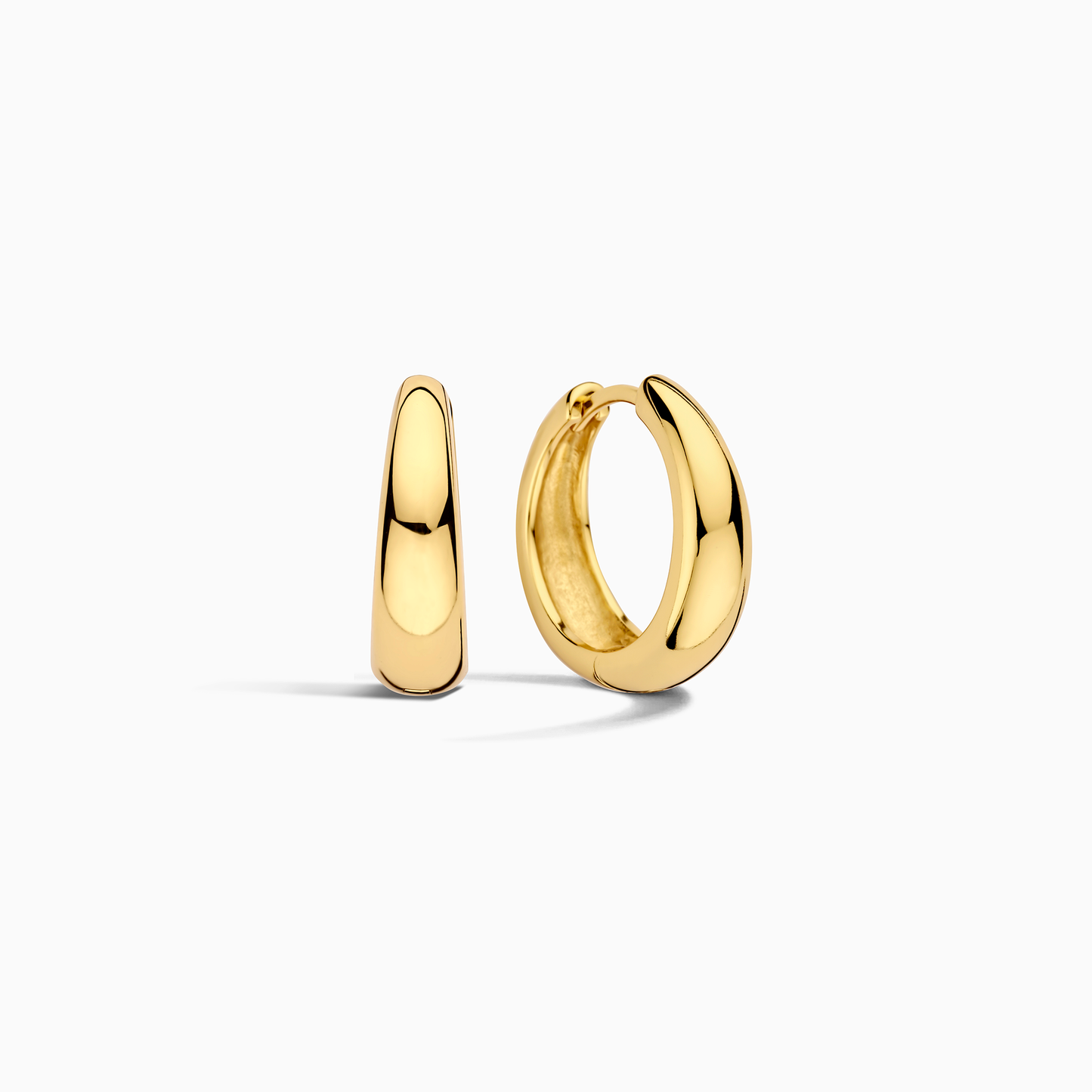 Statement Gold Rue Hoop Earrings