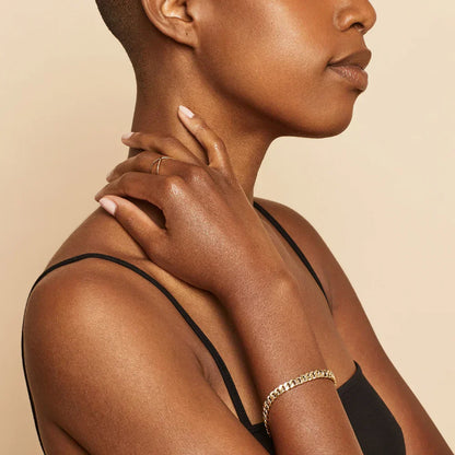 Estate Gold Cuban Link Bracelet