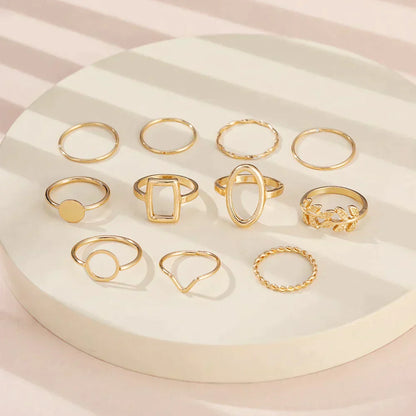 Set of 11 Vintage Silver Rings - Buy One, Get One Free!