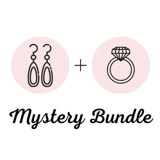 Adjustable Mystery Earrings & Ring Set - Bundle