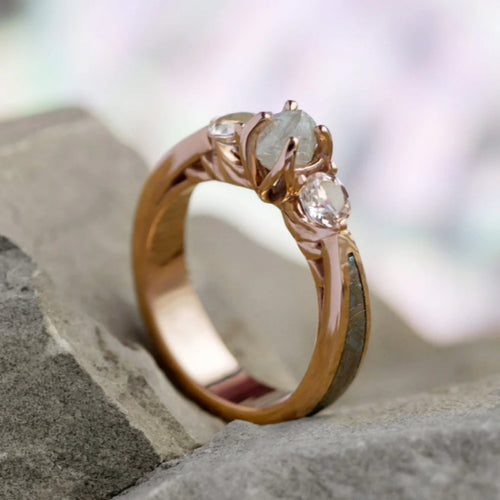Rose Gold Opal Ring