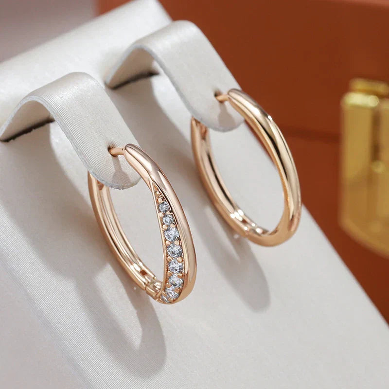 Opulent Gold Hoop Earrings