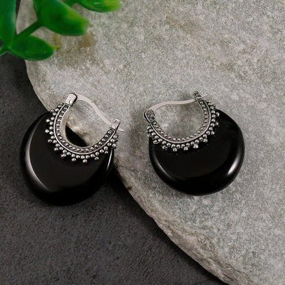 Classic Natural Stone Earrings