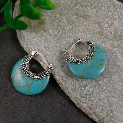 Classic Natural Stone Earrings