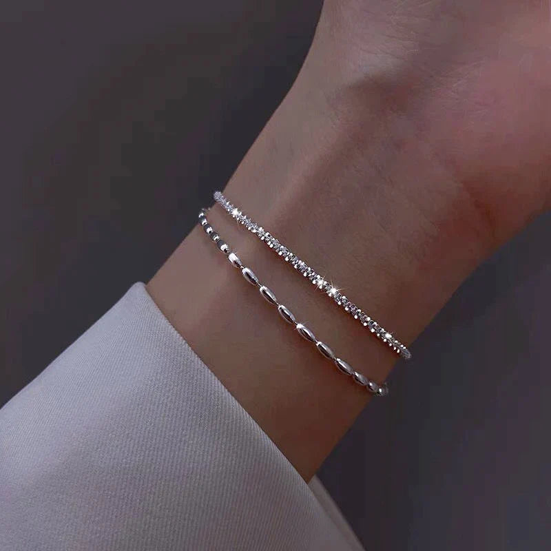 Sterling Silver Zirconia Bracelet