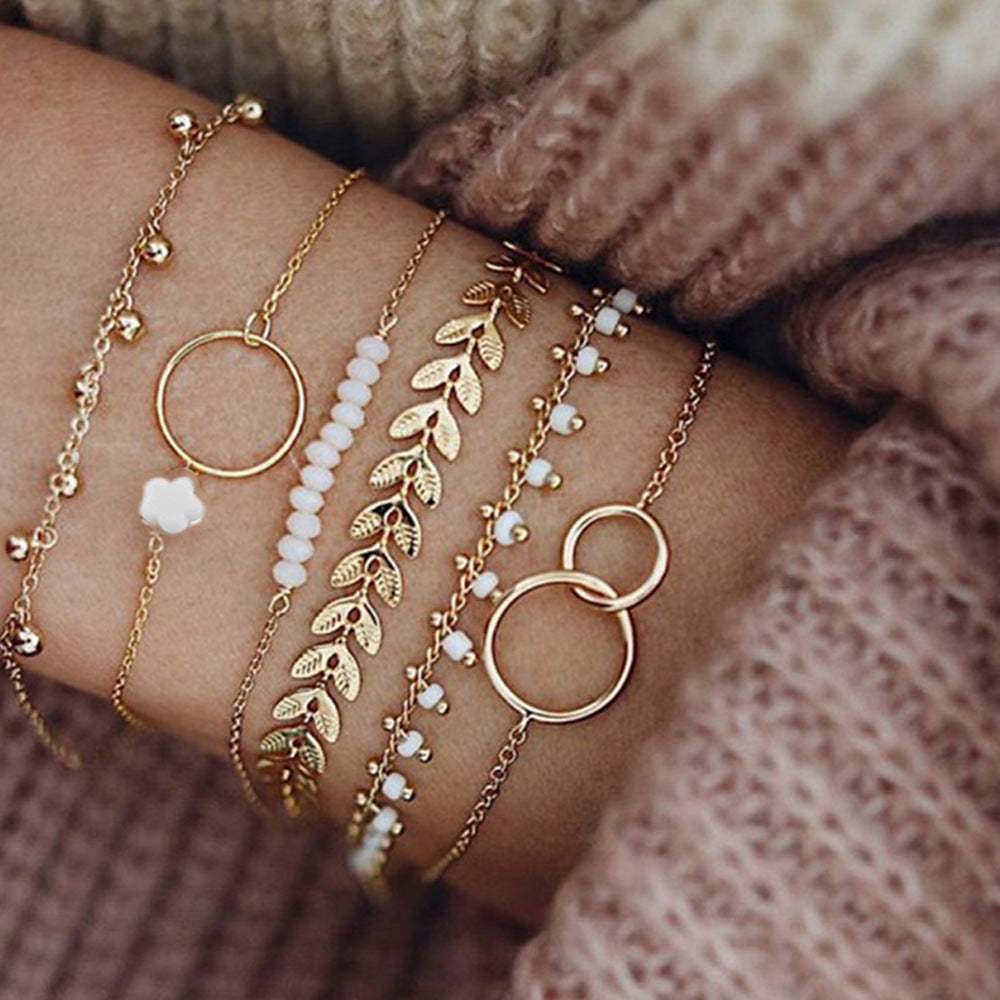 Gold Bohemian Bracelet Set