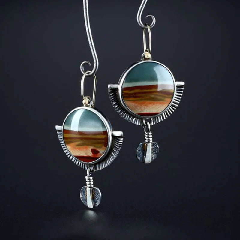 Artistic Ethnic-Inspired Earrings
