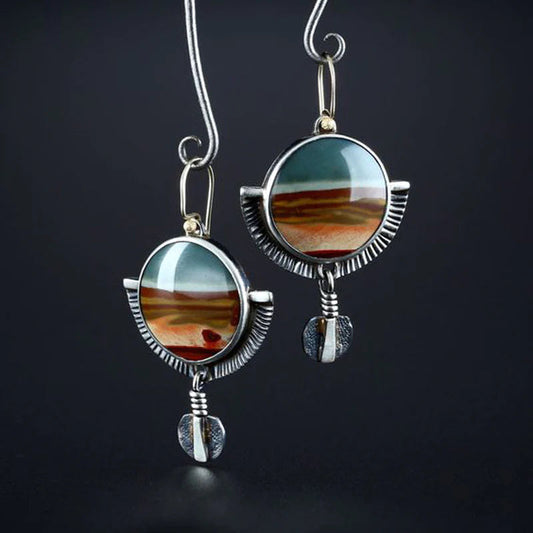 Artistic Ethnic-Inspired Earrings