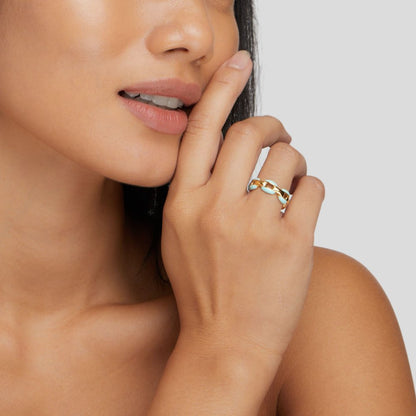 Blue Reya Link Ring
