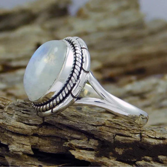 Ocean Blue Chalcedony Ring