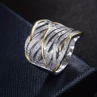 Chic Multi-Layer Twisted Ring