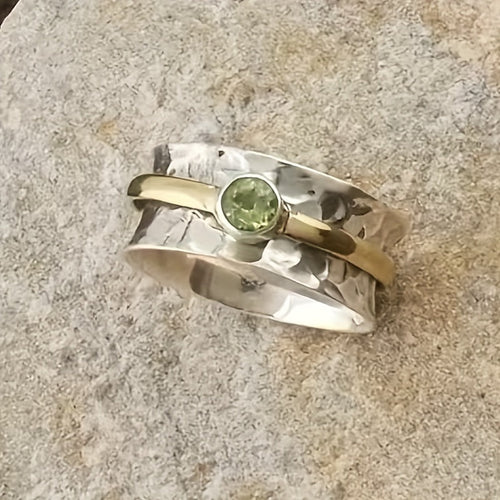 Chic Green Zirconia Ring