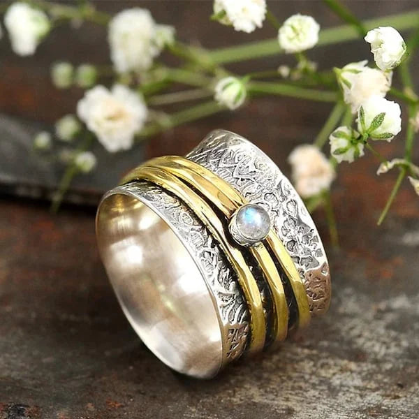 Lunar Serenity Meditation Ring