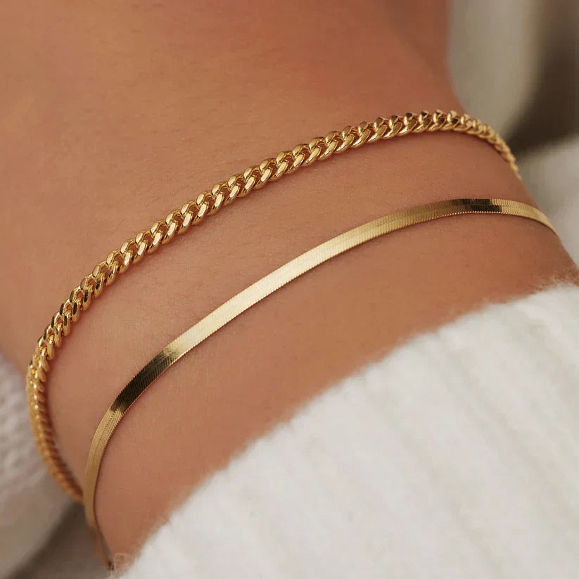 Golden Sun Serpent Bracelet