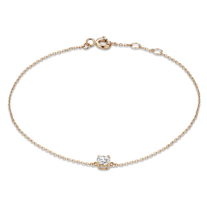 Cléa Gold Moissanite Gemstone Bracelet