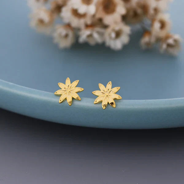 Star Anise-Inspired Stud Earrings