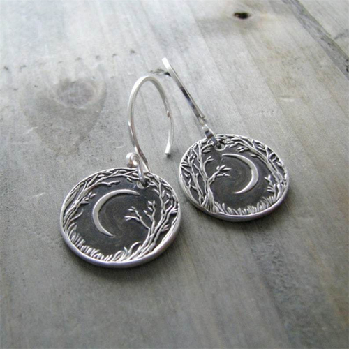 Retro Moonlit Earrings
