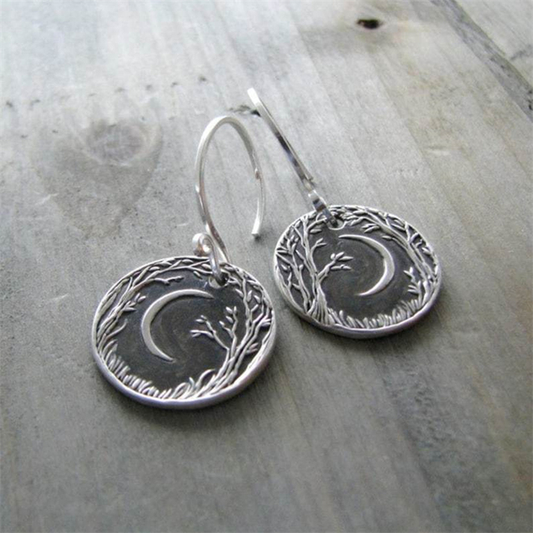 Retro Moonlit Earrings