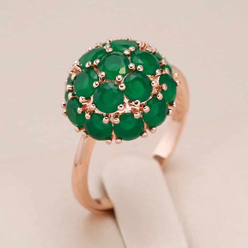 Elegant Green Zirconia Ring