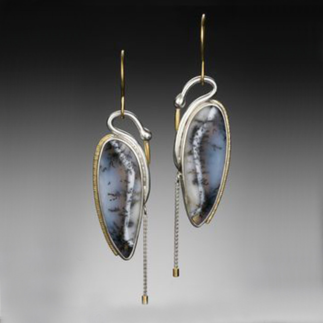 Antique Silver Darkie Earrings