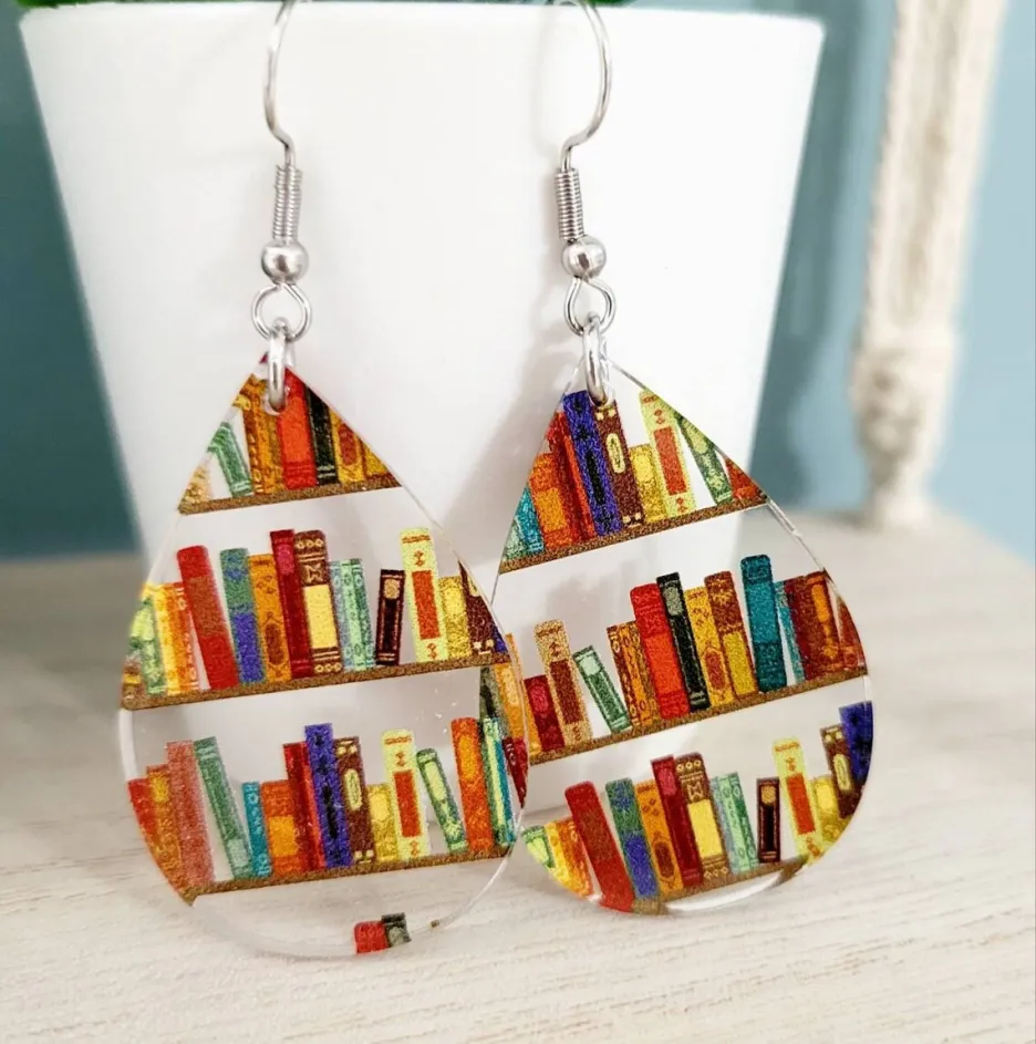 Retro Vibrant Drop Earrings