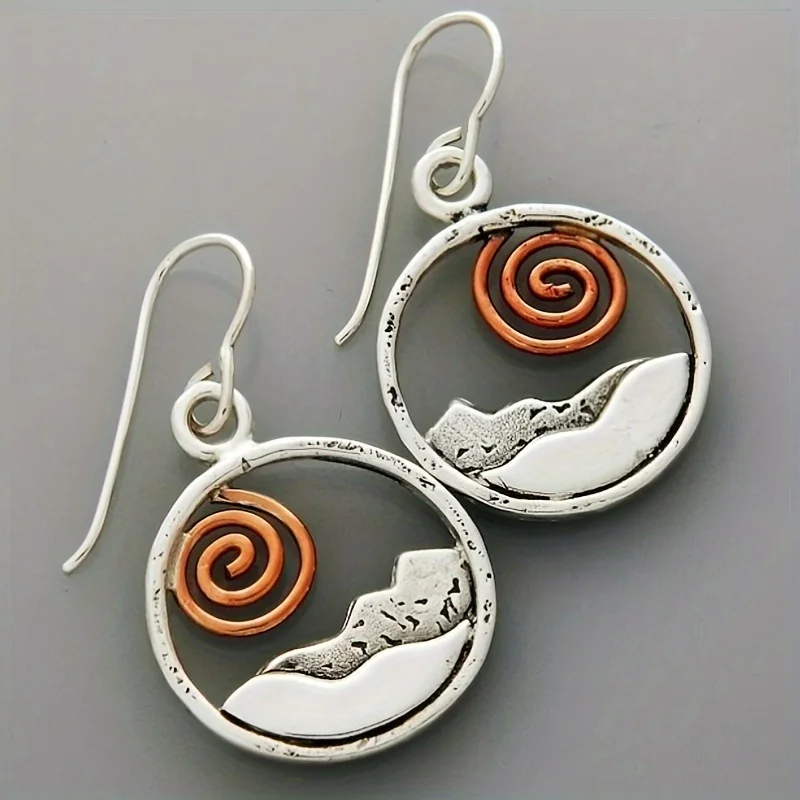 Retro Hollow Hills Earrings