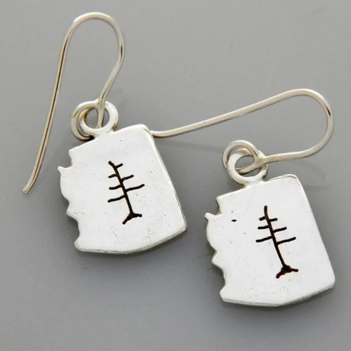 Retro Hollow Tree Earrings