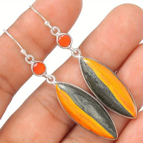 Retro Gemstone Earrings