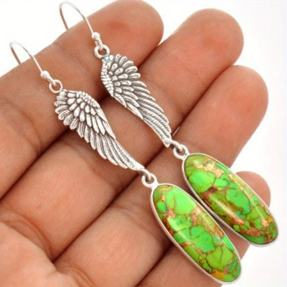 Retro Gemstone Earrings