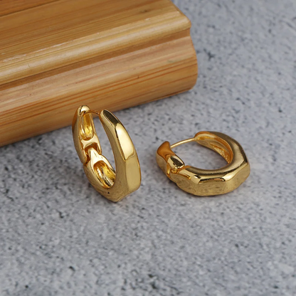 Retro-Inspired Hoop Earrings