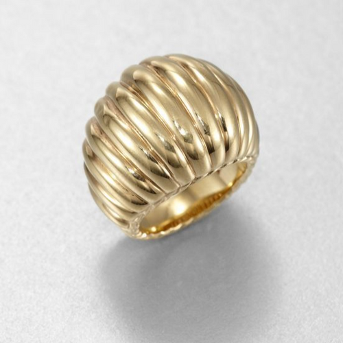 Antique Polished Gold Ring