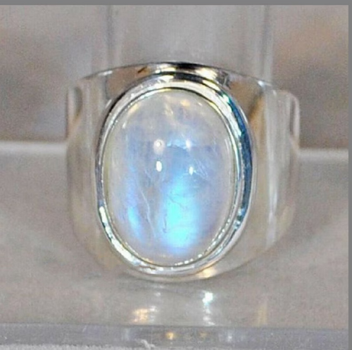 Antique White Crystal Ring