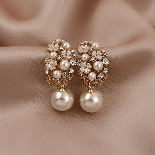Stunning Pearl Drop Earrings