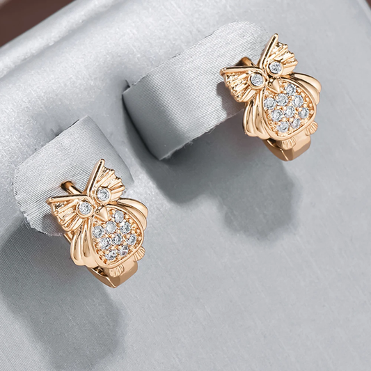 Chic Radiant Owl Earrings